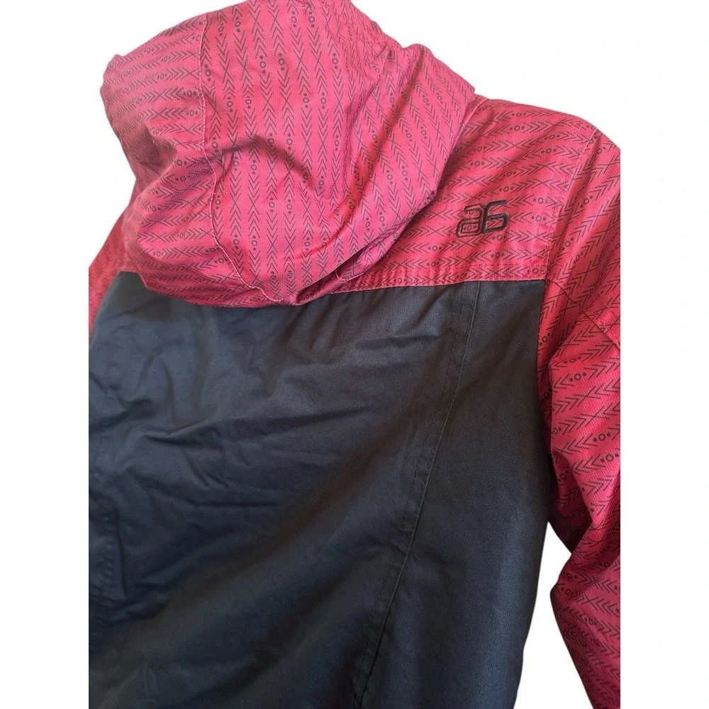 Arctix Slalom Red Black Boys Sz Medium 5K Insulated Hooded OutdoorJacket Pockets